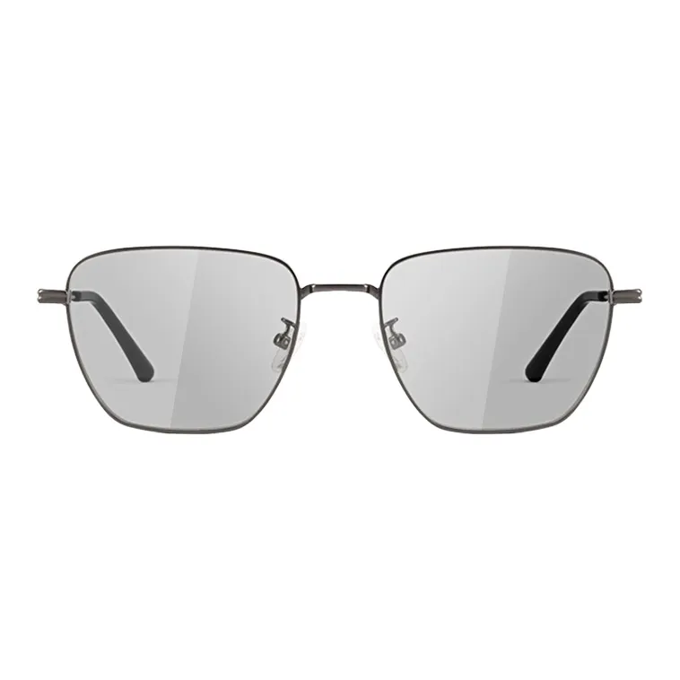 BERTHA Titanium Square Sunglasses Unisex-5