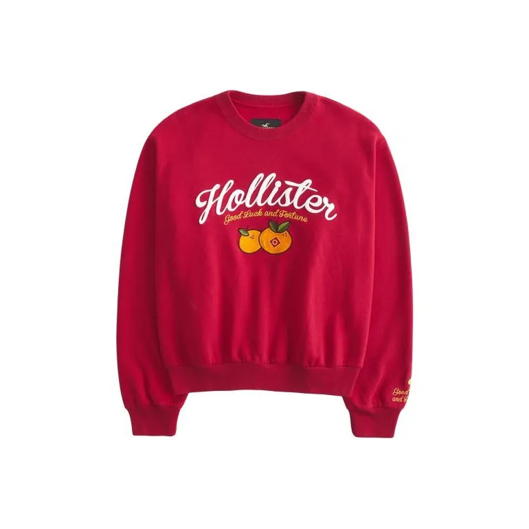 Hollister Sweatshirt Women's Red-0