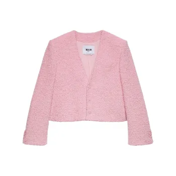 MSGM Textured knit Jacket