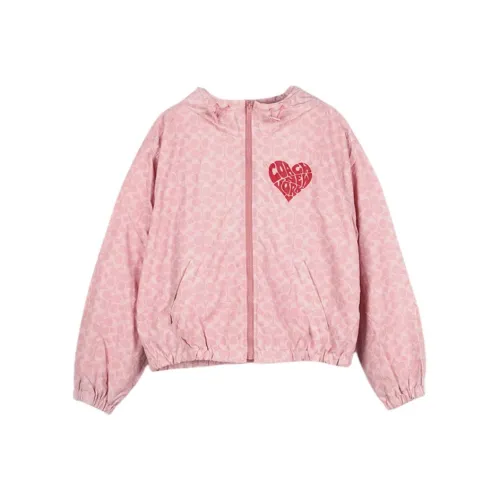 COACH SS24 Jackets & Coats Women's Pink Multicolor