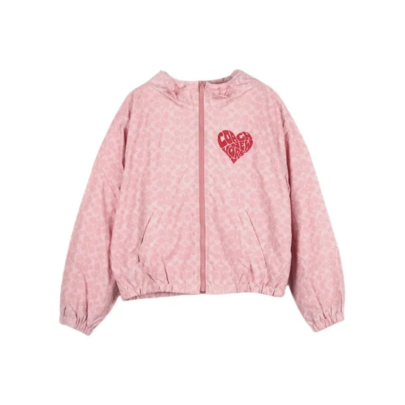 COACH SS24 Jackets & Coats Women's Pink Multicolor-0