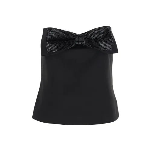 Self portrait Crepe Bandeau Top