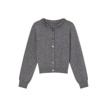 Orange Desire Knitwear Women's Star River Gray
