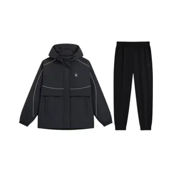 XTEP Casual Sportswear Unisex Black
