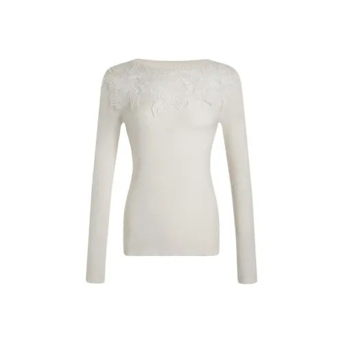 A LIFE ON THE LEFT Cashmere Sweater Women's Ecru