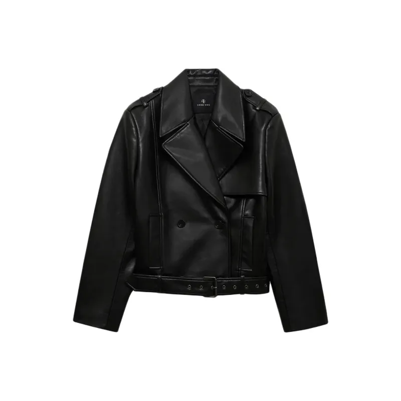 Anine Bing Greer Leather Jacket-0