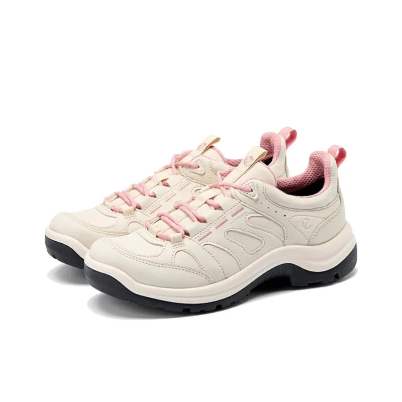 Ecco Off road Series Low Top Mountaineering & Hiking Shoes Women's Beige Pink-1