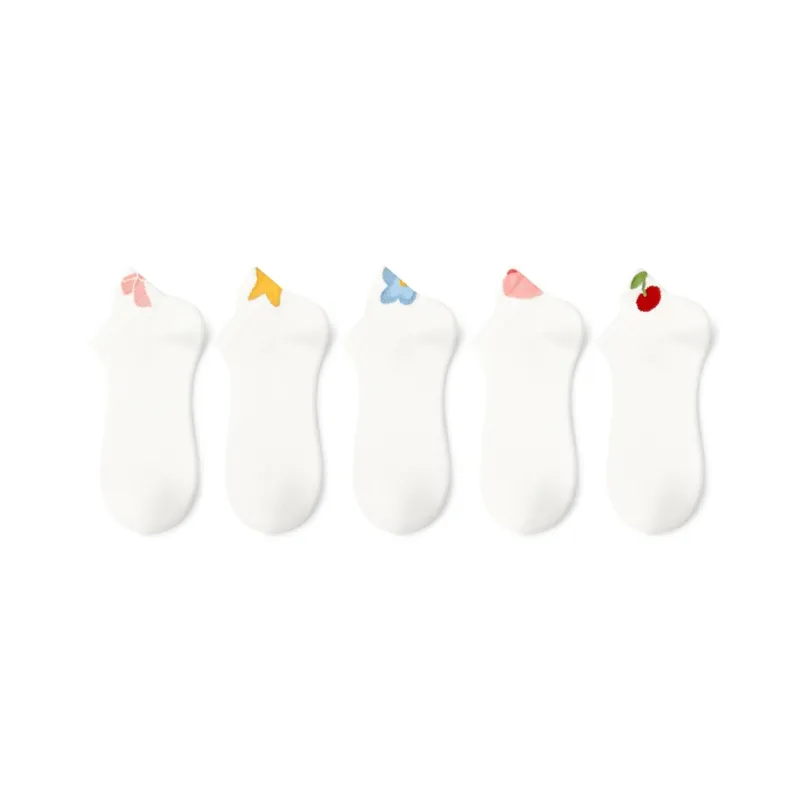 Primeet Ankle Socks Women's 5 Pack Summer Project-19