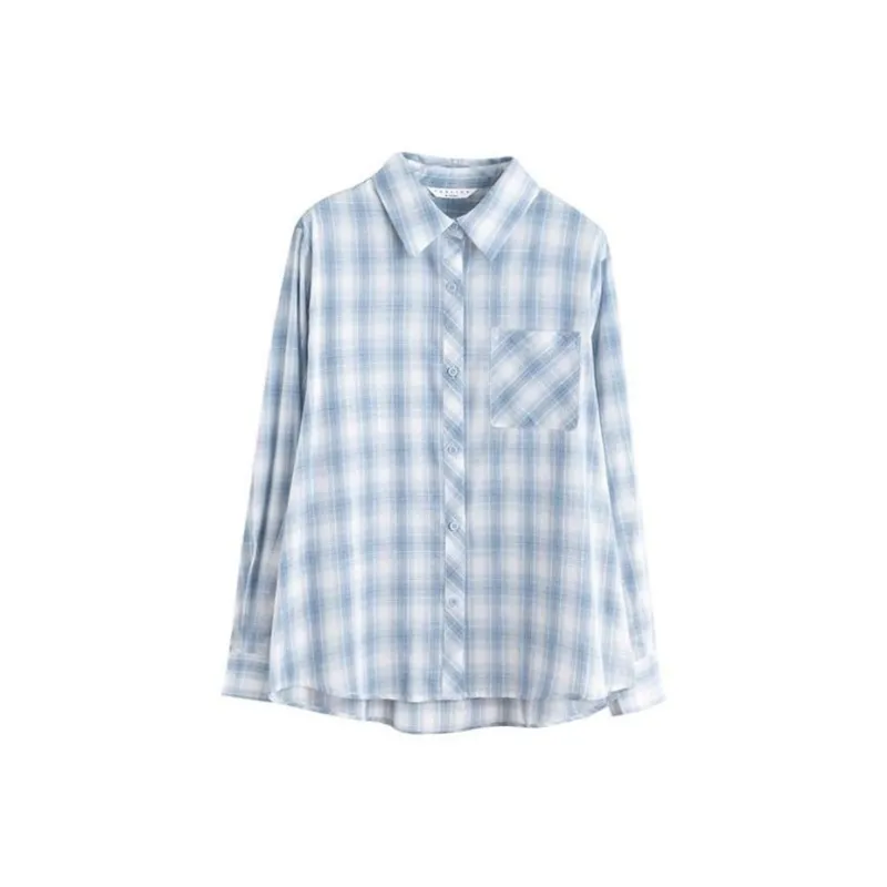 Tonlion Shirt Women's Aqua Blue-0