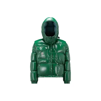 Moncler Karakorum Ripstop Short Down Jacket Green I