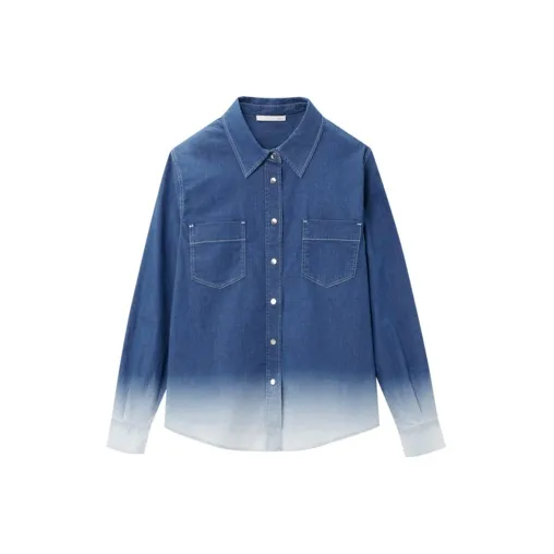 OVV Shirts Women's Denim Blue Gradient A1-0