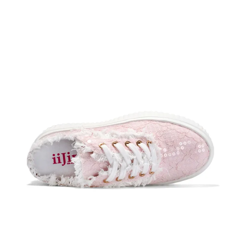 IiJin Sequins Closed Toe Slippers Women's-8