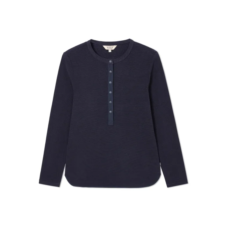 AIGLE Sweatshirt Women's Marine Blue-0