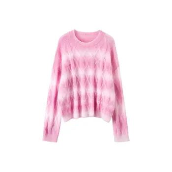 XIANGYING Knitwear Women's Barbie Pink