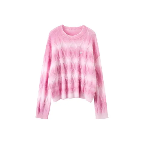 XIANGYING Knitwear Women's Barbie Pink