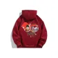 Burgundy Cardigan Sweatshirt