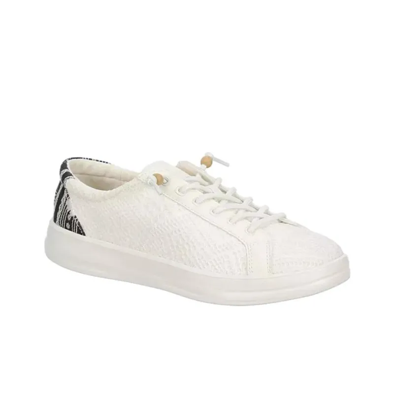 Heydude Karina Low Top Canvas Shoes Women's White-2