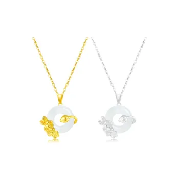 BHI Colored Glaze Gift Box Set Necklace Women's