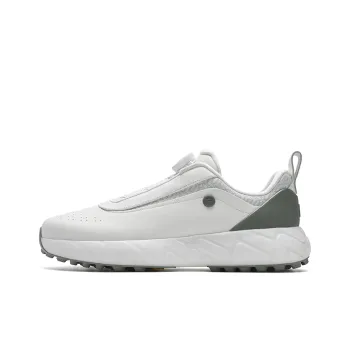 FILA Slip Resistant, Abrasion Resistant, Lightweight Low Top Golf Shoes Men's White Green