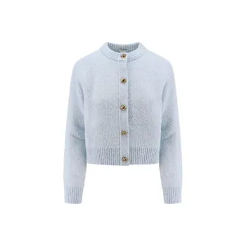 Bottega Veneta Long Sleeved Crewneck Cardigan