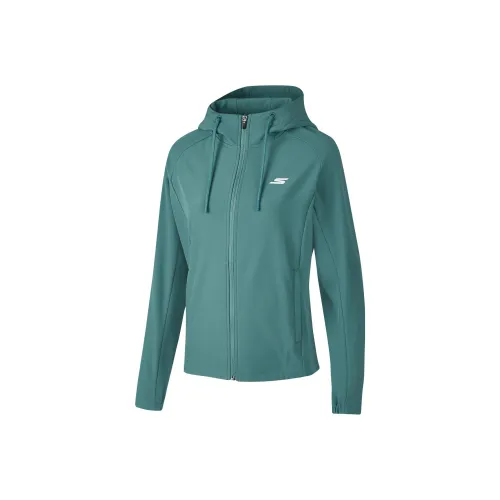 Skechers Jackets Women's Ink Blue Green/03JH
