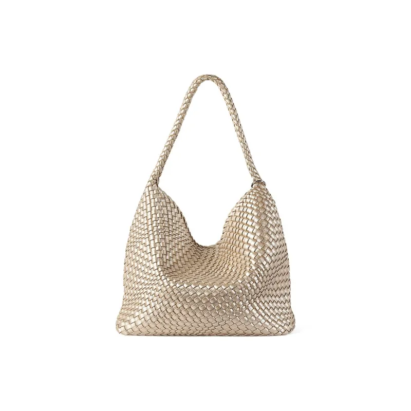 TUCANO PU Shoulder Bag Regular Women's Champagne Gold/Moonlight Silver-4