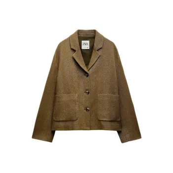 ZARA Jackets Coats Women's Brown