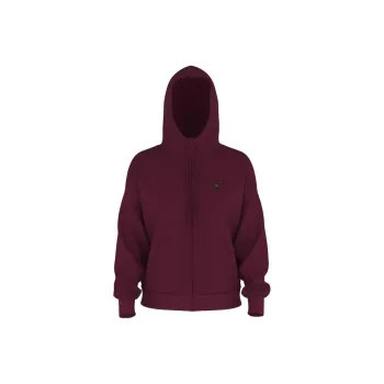 Victoria's Secret PINK Ivy Fleece Campus Full-Zip Hoodie/Wild Rose Sweatshirt Women's Wild Rose