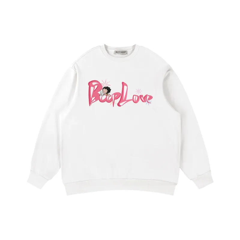 BETTY BOOP Sweatshirt Unisex White-0