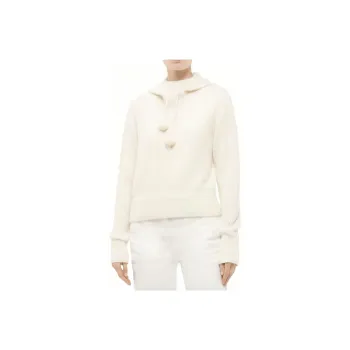 CHANEL Cashmere Sweater Women's White