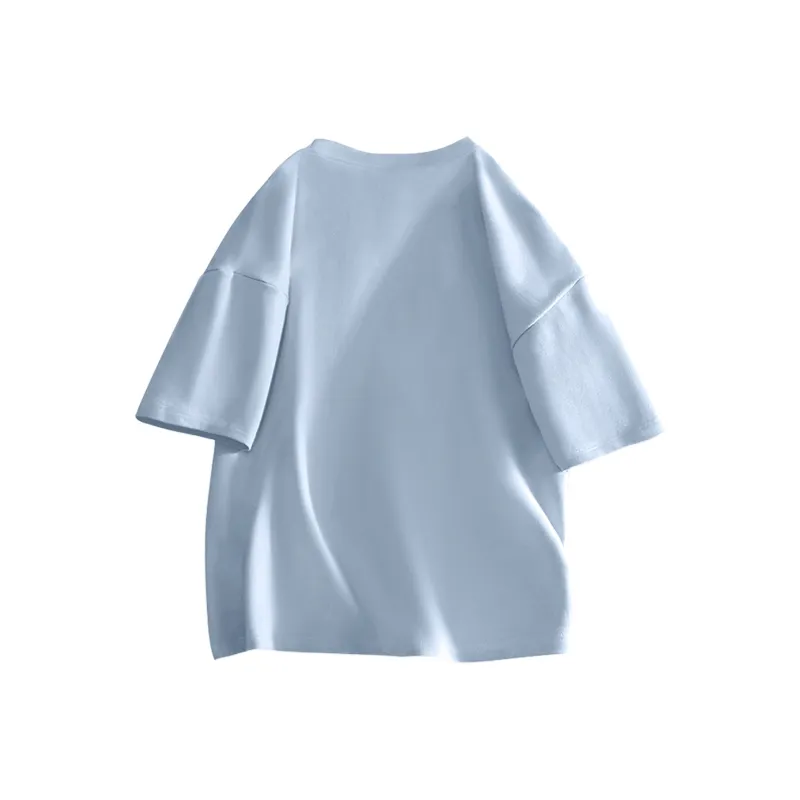 Tonlion Drop Shoulder Sleeve T Shirt Women's-17