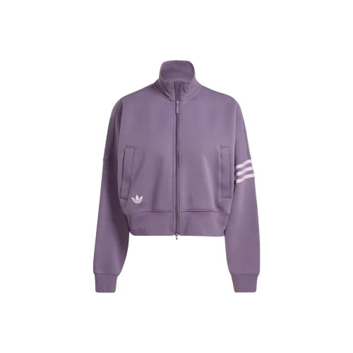 Adidas Originals ADICOLOR NEUCLASSICS Jacket Women's Dark Gray Violet