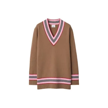 Burberry Cashmere Sweater Women's Camel