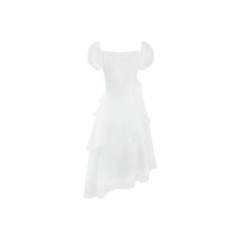 UNIFREE Short Sleeved Dress Women's White-1