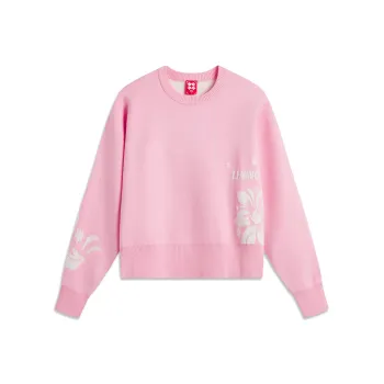 LiNing Rijin Doujin Collection Knitwear Women's Peachwood Pink