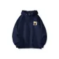 Navy Blue, Fleece-Lined