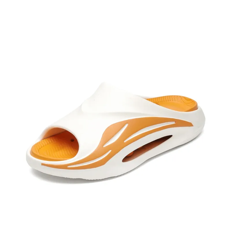 OUGLEMEN Slip Resistant Odor Resistant Slide Slippers Unisex-27