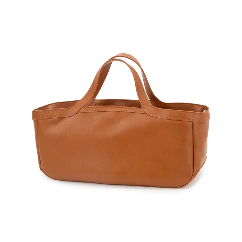 VENOF Top Grain Cow Leather Handbag Medium Size Women's Multicolor-5