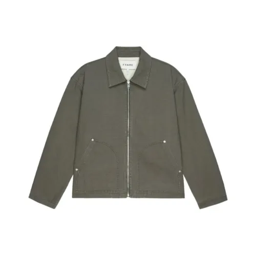 check-print Canvas Cotton Shirt suede