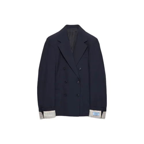 PRADA SS25 Jackets & Coats Women's Blue