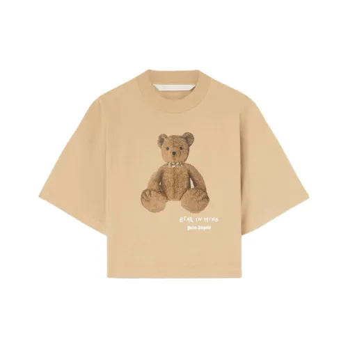 PALM ANGELS Bear In Mind Cropped T Shirt