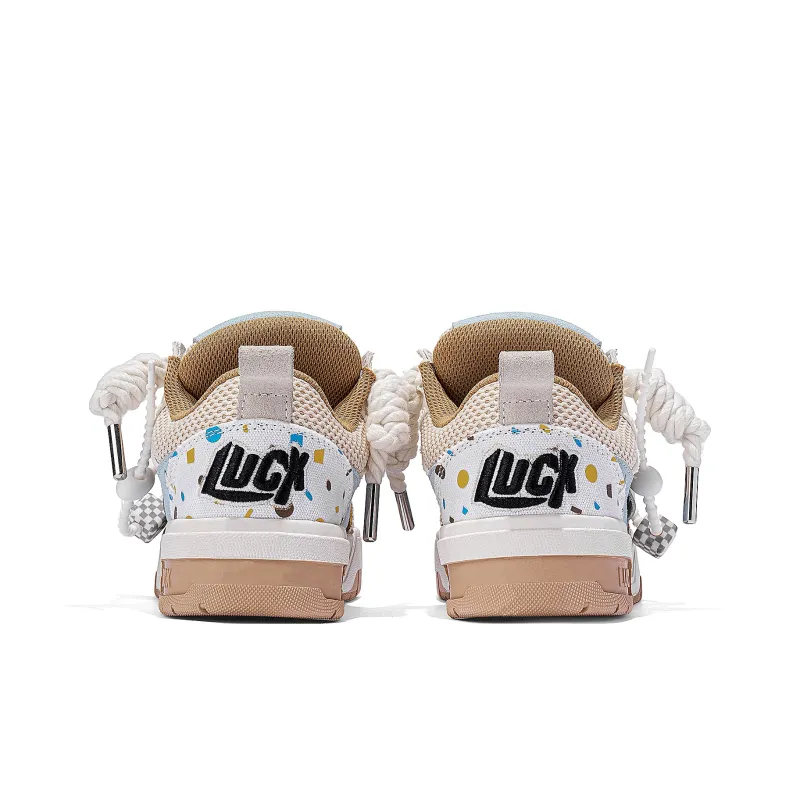 LUCX Cushioned Slip Resistant Abrasion Resistant Low Top Chunky Sneakers Unisex-51