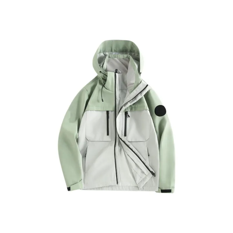 LSVE Jackets Coats Unisex Ivory White-2