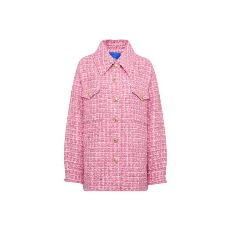 TSMLXLT Jackets Coats Women's Cherry Blossom Red Pink-0