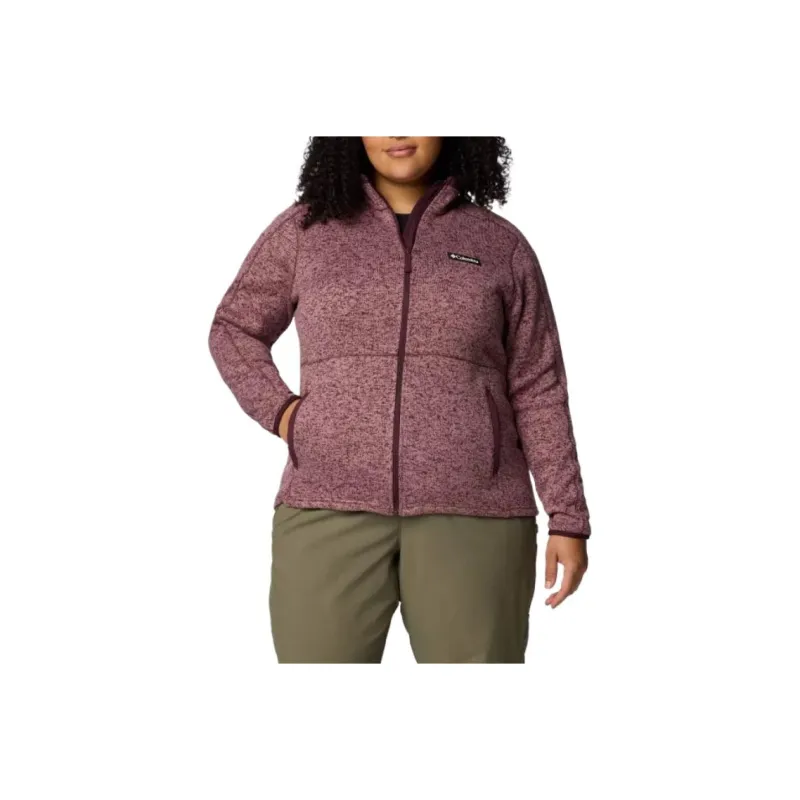 Columbia Sweater Weather Full Zip Jacket - Plus Size Jacket Women's Red-0