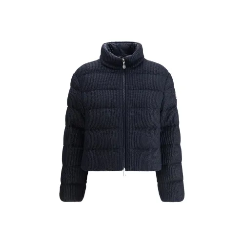 Moncler Thoiry Sparkly Down Puffer Jacket 'Navy'