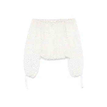 Chloé Gathered Off The Shoulder Top