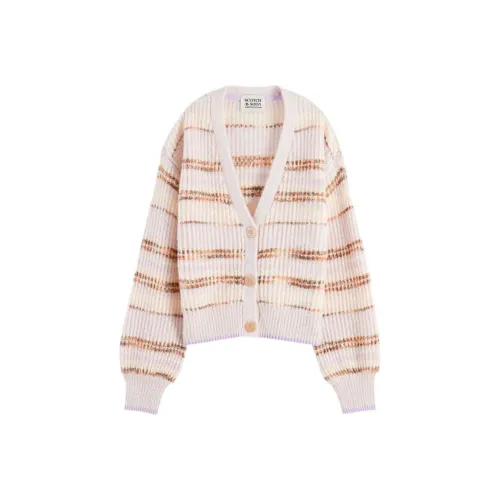 Scotch&Soda Knitwear Women's Pink Purple Stripes