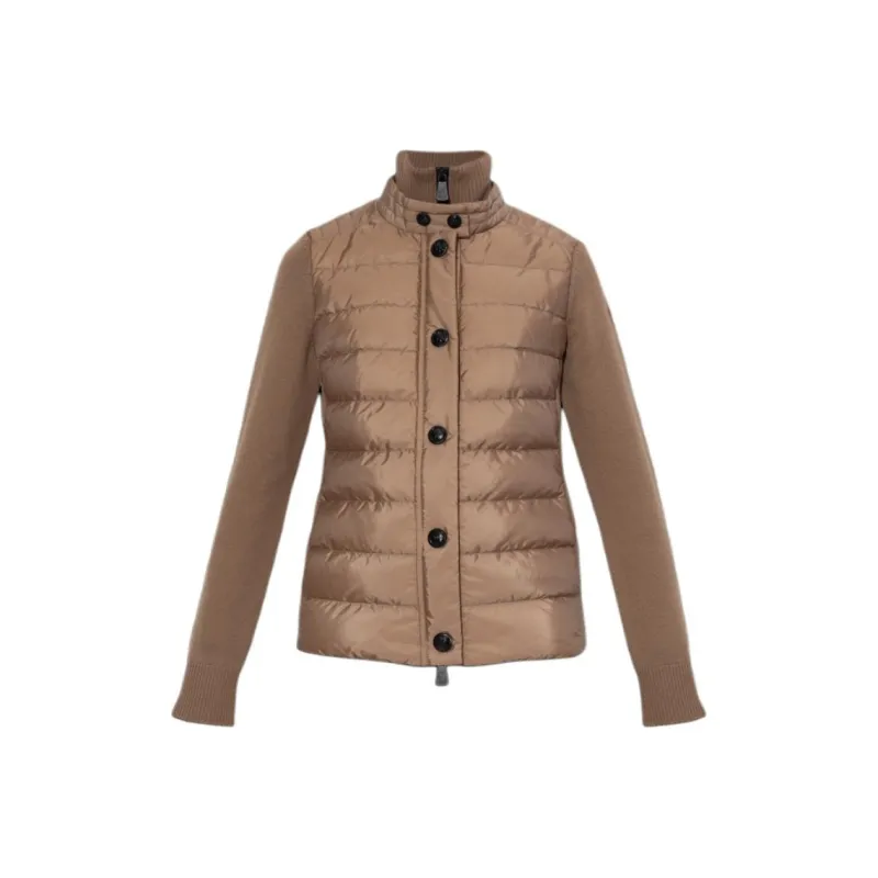 Moncler Knit Sleeved Down Cardigan-0