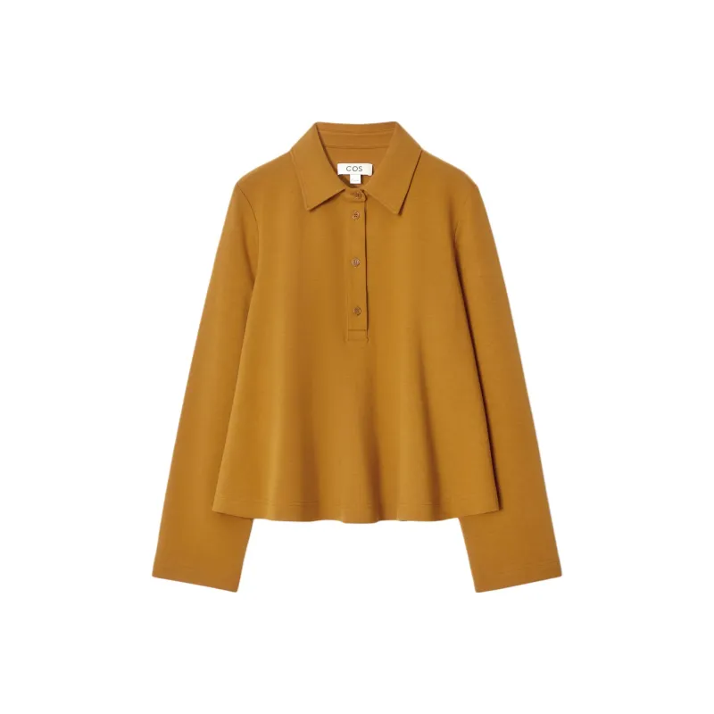 COS Polo Shirts Women's Brown-0